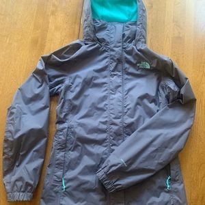 North face rain coat
